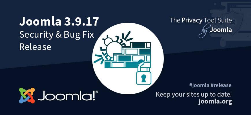 Joomla update 3.9.17, zelf doen of uitbesteden aan WebsiteMet voor € 140,- pj altijd update. Joomla 3.9.17 update