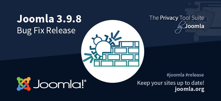 joomla update 3.9.8 verscheen 1 dag na 3.9.7 joomla update 3.9.8